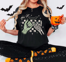 Load image into Gallery viewer, RTS Frankenstein and Skeleton Friends Clear Film DTF Transfer | Adult and Youth (325 HOT Peel)