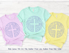 Load image into Gallery viewer, RTS Screen Print Transfer | He Is Risen Typography Lavender | Adult | Youth (325 Hot Peel)