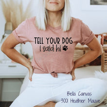 Load image into Gallery viewer, RTS Screen Print Transfer | Tell You Dog I Said Hi (325 Hot Peel)