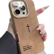 Load image into Gallery viewer, Simple Cross Apple Phone Case
