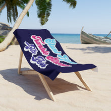 Load image into Gallery viewer, Stunt Hard Tumble Strong Hit Zero Cheerleader Beach Towel - Summer Accessory, Gift for Cheerleader, Cheer Mom - Sports Towel, Poolside Towel