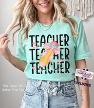 Load image into Gallery viewer, Teacher Pencil Grade Level DTF Transfer (300 HOT PEEL) | Ships 3-7 Business Days