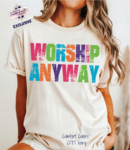 Load image into Gallery viewer, Worship Anyway DTF Transfer | Adult and Youth (325 HOT Peel)