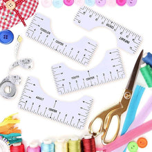 Load image into Gallery viewer, 4 Pack Shirt Ruler Guides (Baby, Toddler, Youth, Adult)
