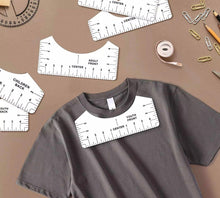 Load image into Gallery viewer, 4 Pack Shirt Ruler Guides (Baby, Toddler, Youth, Adult)