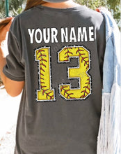Load image into Gallery viewer, Custom Softball Jersey DTF Transfer (300 HOT PEEL) | Ships 3-7 Business Days
