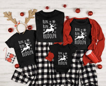 Load image into Gallery viewer, PO SHIPS 10/27 Screen Print Transfer | Run Run Rudolph | Family Set