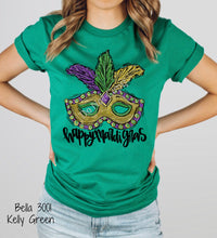 Load image into Gallery viewer, PO SHIPS 1/25 Screen Print Transfer | Mardi Gras Mask (HIGH HEAT)