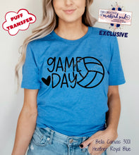 Load image into Gallery viewer, PO SHIPS 2/1 Screen Print Transfer | Game Day Volleyball PUFF