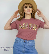 Load image into Gallery viewer, PO SHIPS 2/8 Screen Print Transfer | Amen Leopard and Gold Glitter (HIGH HEAT)