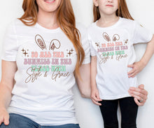 Load image into Gallery viewer, PO SHIPS 3/16 Screen Print Transfer | Bunnies With Style and Grace | Adult and Youth (HIGH HEAT)