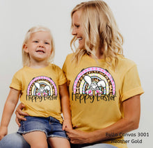 Load image into Gallery viewer, PO SHIPS 3/8 Screen Print Transfer | Hoppy Easter Bunny Rainbow | Adult and Youth (HIGH HEAT)
