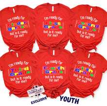 Load image into Gallery viewer, PO SHIPS 7/13 Screen Print Transfer | Youth I’m Ready Back To School (HIGH HEAT)