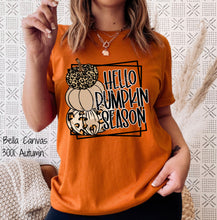 Load image into Gallery viewer, PO SHIPS 8/17 Screen Print Transfer | Hello Pumpkin Season (HIGH HEAT)