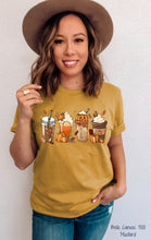 Load image into Gallery viewer, PO SHIPS 8/24 Screen Print Transfer | Fall Pumpkin Coffee (HIGH HEAT)