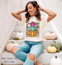 Load image into Gallery viewer, PO SHIPS 8/31 Screen Print Transfer | Happy Fall Y’all Stacked Pumpkins (HIGH HEAT)