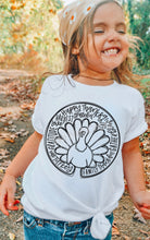 Load image into Gallery viewer, PO SHIPS 9/21 Screen Print Transfer | Happy Thanksgiving Turkey Typography |Adult | Youth