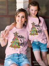 Load image into Gallery viewer, PO SHIPS 9/21 Screen Print Transfer | Merry and Bright Fringe Tree | Adult | Youth (HIGH HEAT)