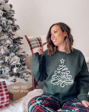 Load image into Gallery viewer, PO SHIPS 9/22 Screen Print Transfer | Merry Christmas Scribble Tree