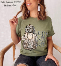 Load image into Gallery viewer, RTS Happy Fall Yall Stacked Cowhide Leopard Pumpkins | Clear Film Screen Print Transfer | (325 HOT Peel)