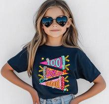 Load image into Gallery viewer, 100 Days Pennant Flags Clear Film DTF Transfer | Adult and Youth (325 HOT Peel)
