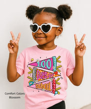 Load image into Gallery viewer, 100 Days Pennant Flags Clear Film DTF Transfer | Adult and Youth (325 HOT Peel)
