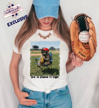Load image into Gallery viewer, Baseball Mom Racoon DTF Transfer (325 HOT Peel)
