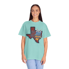 Load image into Gallery viewer, Bluebonnets Texas Watercolor Texas Comfort Colors T-shirt Unisex Tee, Flood Relief Fundraising Shirt, Donations, Texas Support Apparel, Unisex Tee
