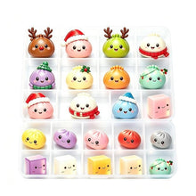 Load image into Gallery viewer, Christmas Advent Calendar Mini Squishy Stress Relief Toy 24 Box Set

