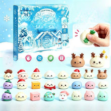 Load image into Gallery viewer, Christmas Advent Calendar Mini Squishy Stress Relief Toy 24 Box Set
