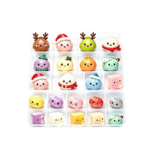 Load image into Gallery viewer, Christmas Advent Calendar Mini Squishy Stress Relief Toy 24 Box Set
