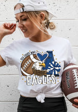 Load image into Gallery viewer, Customizable Football Cheer Mascot DTF Transfer (300 HOT PEEL) | Ships 3-7 Business Days
