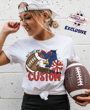 Load image into Gallery viewer, Customizable Football Cheer Mascot DTF Transfer (300 HOT PEEL) | Ships 3-7 Business Days
