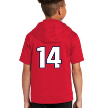 Load image into Gallery viewer, CYS Baseball Short Sleeve Sport Wick Fleece Hoodie
