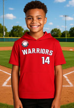 Load image into Gallery viewer, CYS Baseball Short Sleeve Sport Wick Fleece Hoodie
