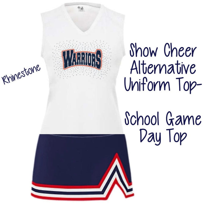 CYS SHOW CHEER- Alternative Uniform Top/ School Game Day Top