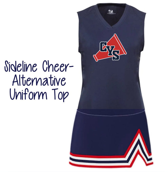 CYS Sideline Cheer- Alternative Uniform Top