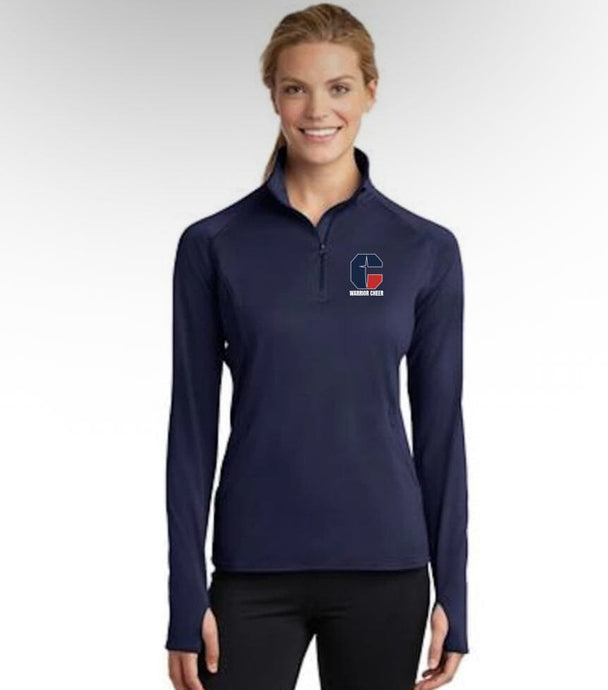 CYS Warrior Cheer Ladies Quarter-Zip Pullover