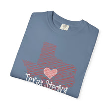Load image into Gallery viewer, Doodle Texas Strong Comfort Colors T-shirt Unisex Tee, Flood Relief Fundraising Shirt, Donations, Texas Support Apparel, Unisex Tee
