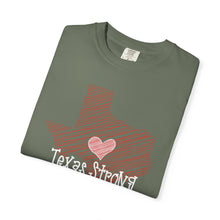Load image into Gallery viewer, Doodle Texas Strong Comfort Colors T-shirt Unisex Tee, Flood Relief Fundraising Shirt, Donations, Texas Support Apparel, Unisex Tee
