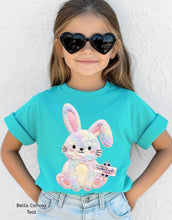 Load image into Gallery viewer, Faux Fur Tie Dye Easter Bunny DTF Transfer | Adult and Youth (325 HOT Peel)
