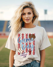 Load image into Gallery viewer, Game Day Baseball Laces DTF Transfer (325 HOT Peel)
