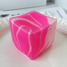 Load image into Gallery viewer, Glitter Stress Relief Ice Cube Squishy Toy
