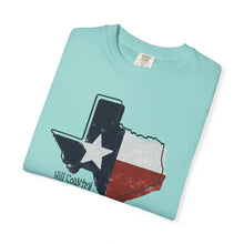 Load image into Gallery viewer, Hill Country Strong Texas Watercolor Texas Comfort Colors T-shirt Unisex Tee, Flood Relief Fundraising Shirt, Donations, Texas Support Apparel, Unisex Tee

