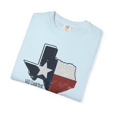 Load image into Gallery viewer, Hill Country Strong Texas Watercolor Texas Comfort Colors T-shirt Unisex Tee, Flood Relief Fundraising Shirt, Donations, Texas Support Apparel, Unisex Tee
