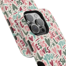 Load image into Gallery viewer, Jesus Loves You Magnetic Impact-Resistant Cases
