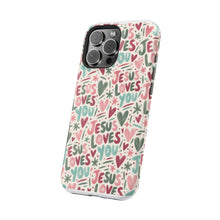 Load image into Gallery viewer, Jesus Loves You Magnetic Impact-Resistant Cases
