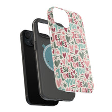 Load image into Gallery viewer, Jesus Loves You Magnetic Impact-Resistant Cases
