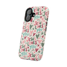 Load image into Gallery viewer, Jesus Loves You Magnetic Impact-Resistant Cases
