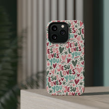 Load image into Gallery viewer, Jesus Loves You Magnetic Impact-Resistant Cases
